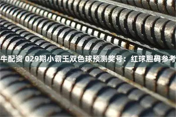 牛配资 029期小霸王双色球预测奖号：红球胆码参考